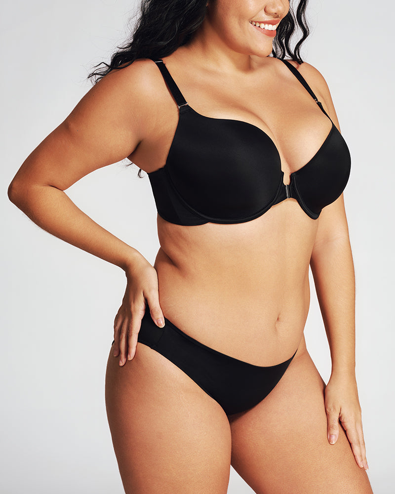 Comfort Front Closure Push Up Bra