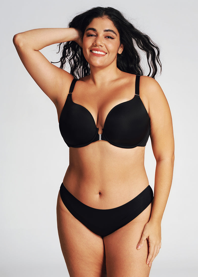 Comfort Front Closure Push Up Bra