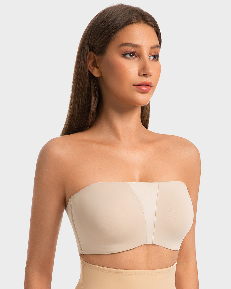Strapless Anti-Slip Full Coverage Bandeau Bra